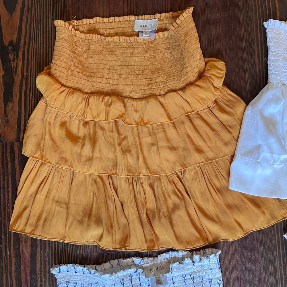 Koch XS yellow/orange Skirt